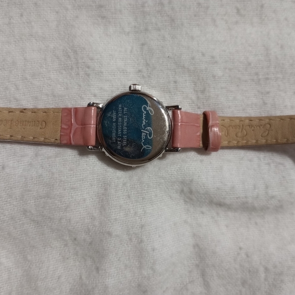 ERWIN Pearl Watch Leather Rhinestone Pink (W001) main image 5